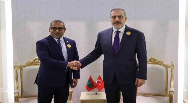 Dışişleri Bakanı Fidan, Maldivler Dışişleri Bakanı Khaleel ile görüştü