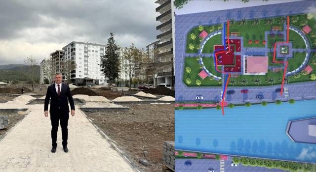 Düziçi’nde Harun Reşit Parkı Millet Bahçesine Dönüşüyor