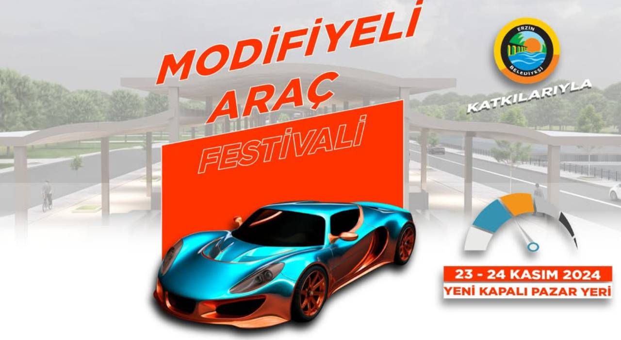 Erzin'de Modifiye Araç Festivali Heyecanı Başlıyor