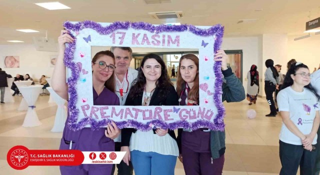 Eskişehir Şehir Hastanesinde Dünya Prematüre günü etkinliği yapıldı