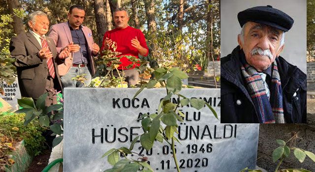 Gazeteci-Yazar Hüseyin Ünaldı, mezarı başında anıldı