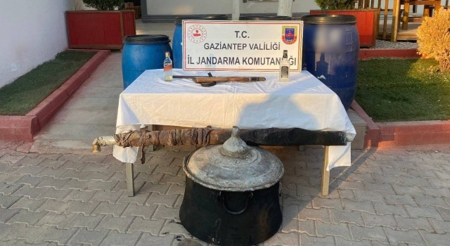 Gaziantepte sahte alkol operasyonu: 1 gözaltı