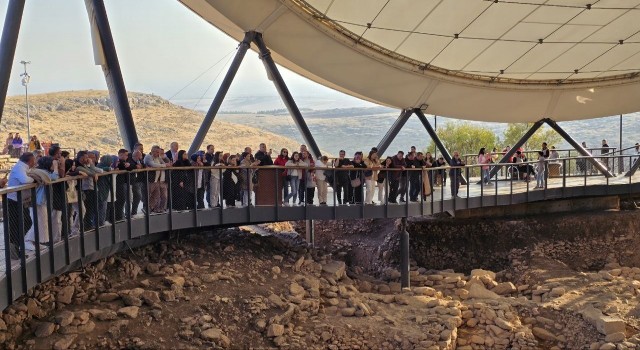 Göbeklitepe, ara tatilde günlük 10 bin ziyaretçi ağırladı