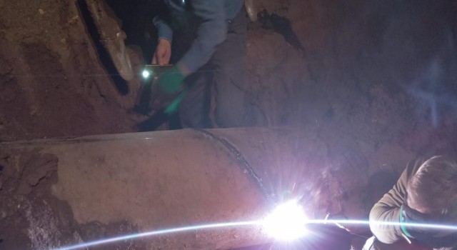 Gölbaşı ilçesinde su arızası giderildi