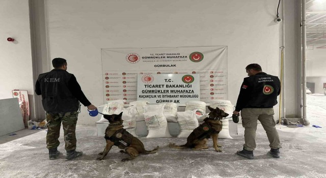 Gürbulak Sınır Kapısında 4 buçuk tondan fazla uyuşturucu ele geçirildi