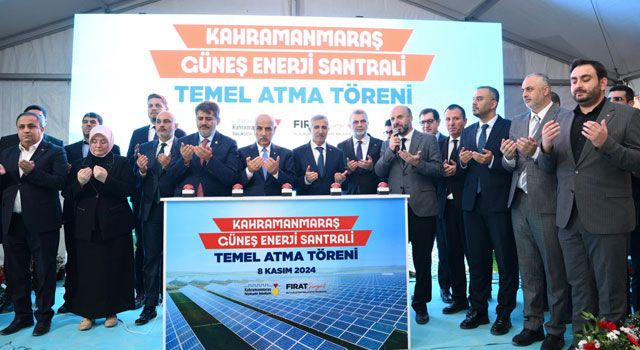 Kahramanmaraş'ın En Büyük Güneş Enerji Santrali İçin Temel Atıldı