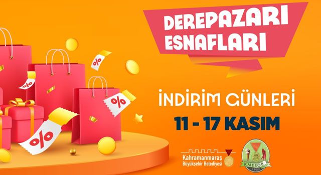 Kahramanmaraş’ta Derepazarı Esnafları İndirim Günleri Başlıyor
