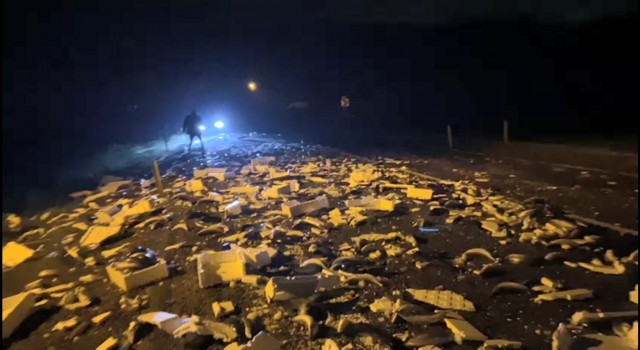 Kara yolu balık haline döndü