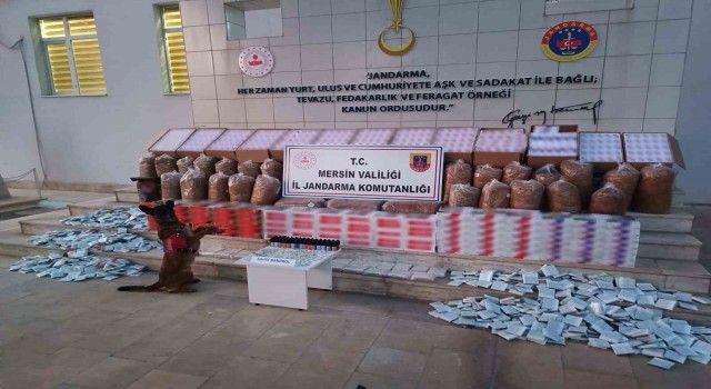 Mersinde kaçakçılıkla mücadele, 208 bin adet makaron ele geçirildi