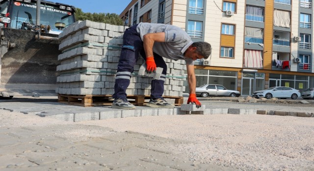 Muradiyede sokaklar Yunusemre ile güzelleşiyor^