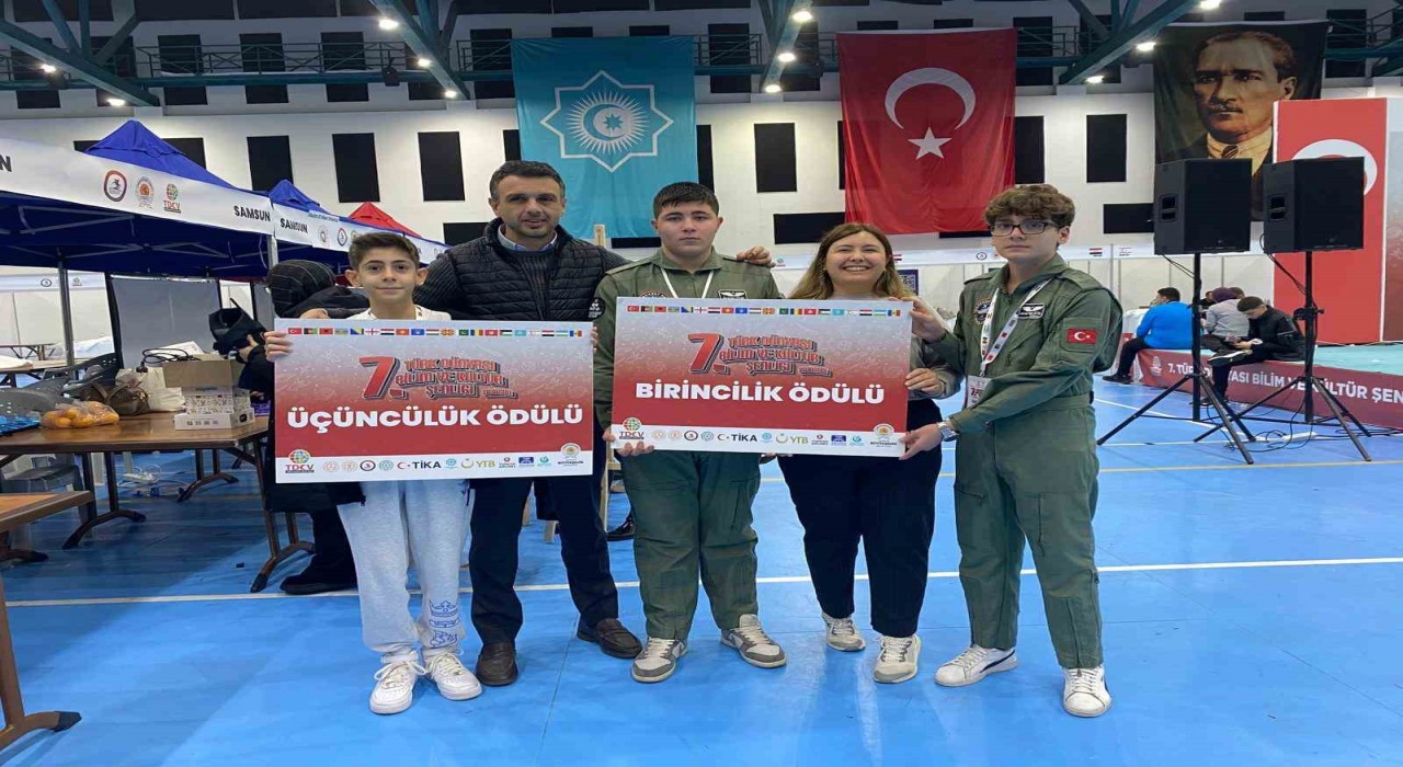 Okuldan birincilik ve üçüncülük ödülleri