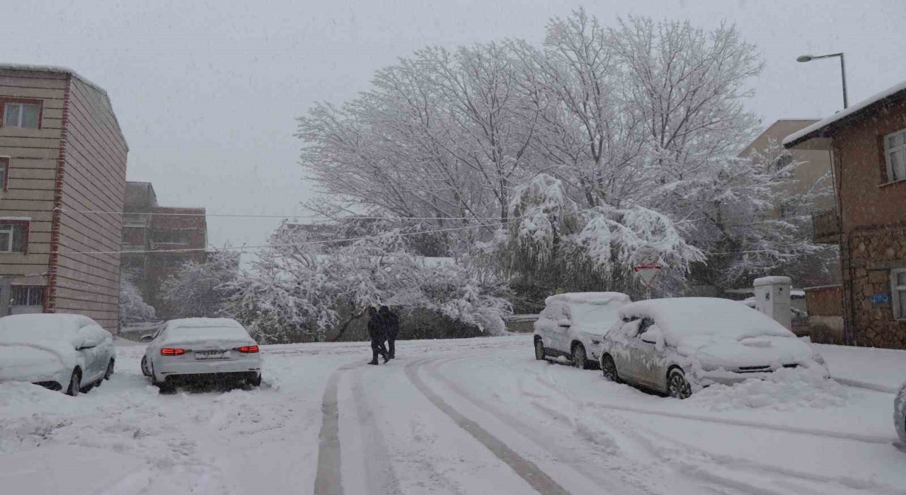 Oltuya mevsimin ilk karı yağdı