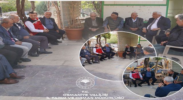 Osmaniye’de Çiftçiler İçin Bilgilendirme Toplantıları Düzenlendi