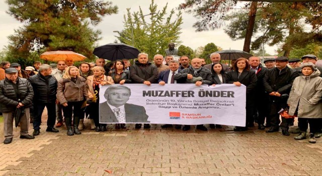 Samsunun kurucu Büyükşehir Belediye Başkanı Muzaffer Önder, vefat yıldönümünde anıldı