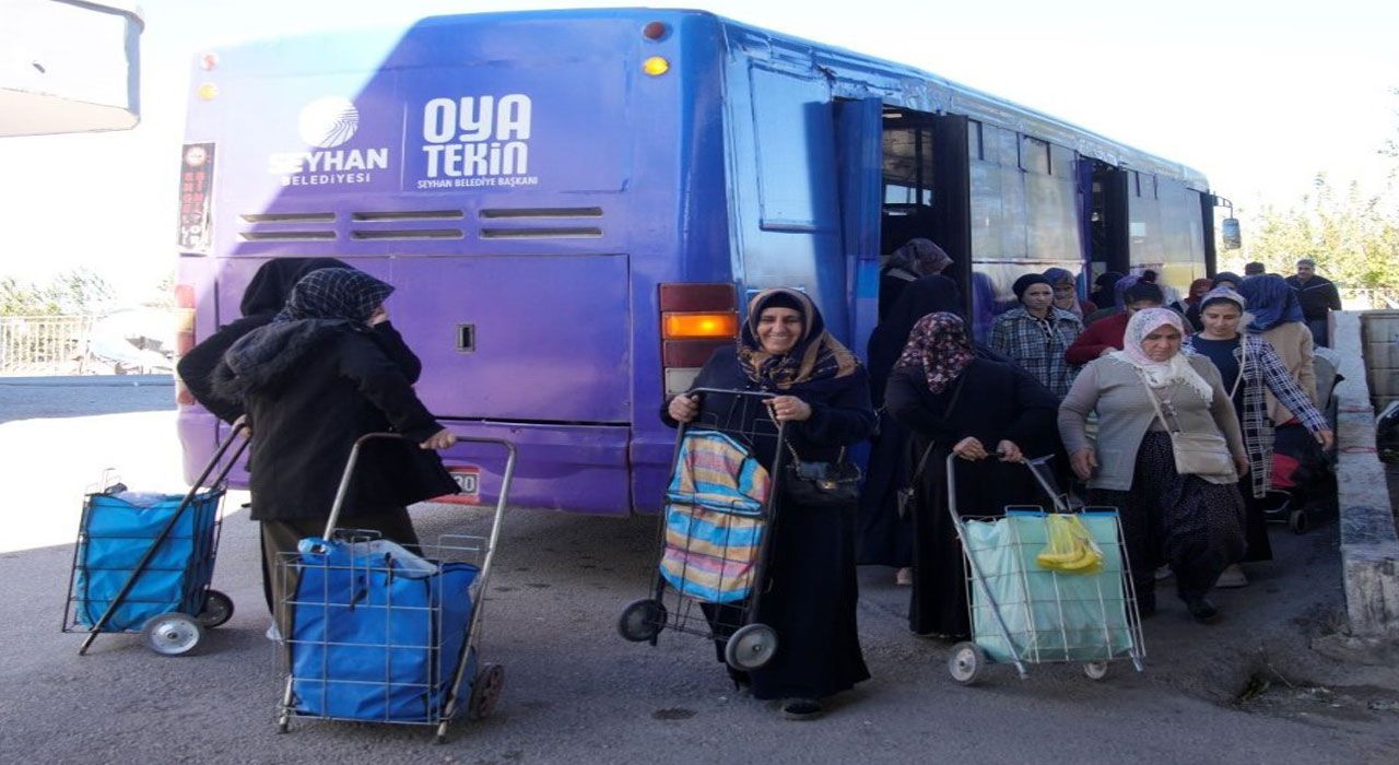 Seyhan’da Ücretsiz Pazar Servisi Hizmeti Başladı