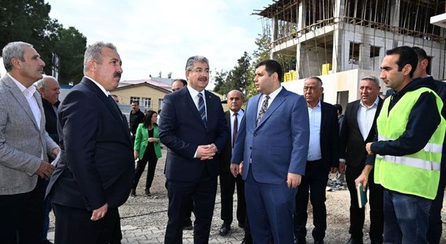 Vali Yılmaz Bahçe İlçesi’nde İncelemelerde Bulundu