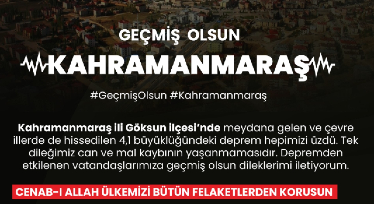 Vali Yılmaz'dan Geçmiş Olsun Mesajı