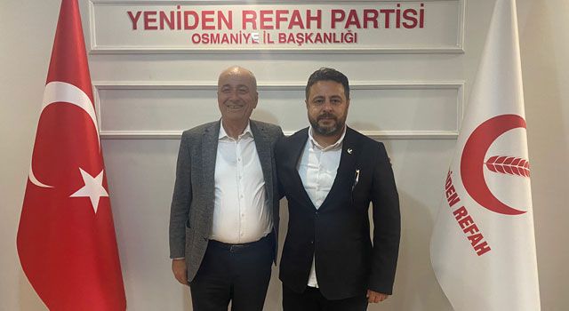 Yeniden Refah Partisi Osmaniye İl Başkanlığı'na Koca'dan Ziyaret