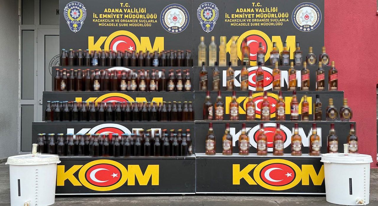 Adana’da Yılbaşı Öncesi Sahte İçki Operasyonu