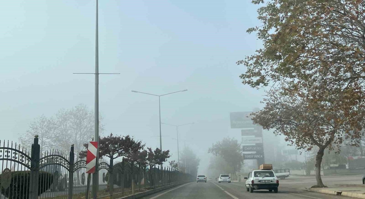 Adıyamanda yoğun sis etkili oldu
