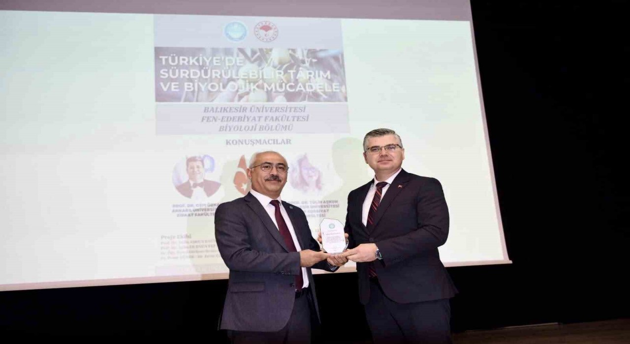 Balıkesirde sürdürülebilir tarım ve biyolojik mücadele paneli düzenlendi