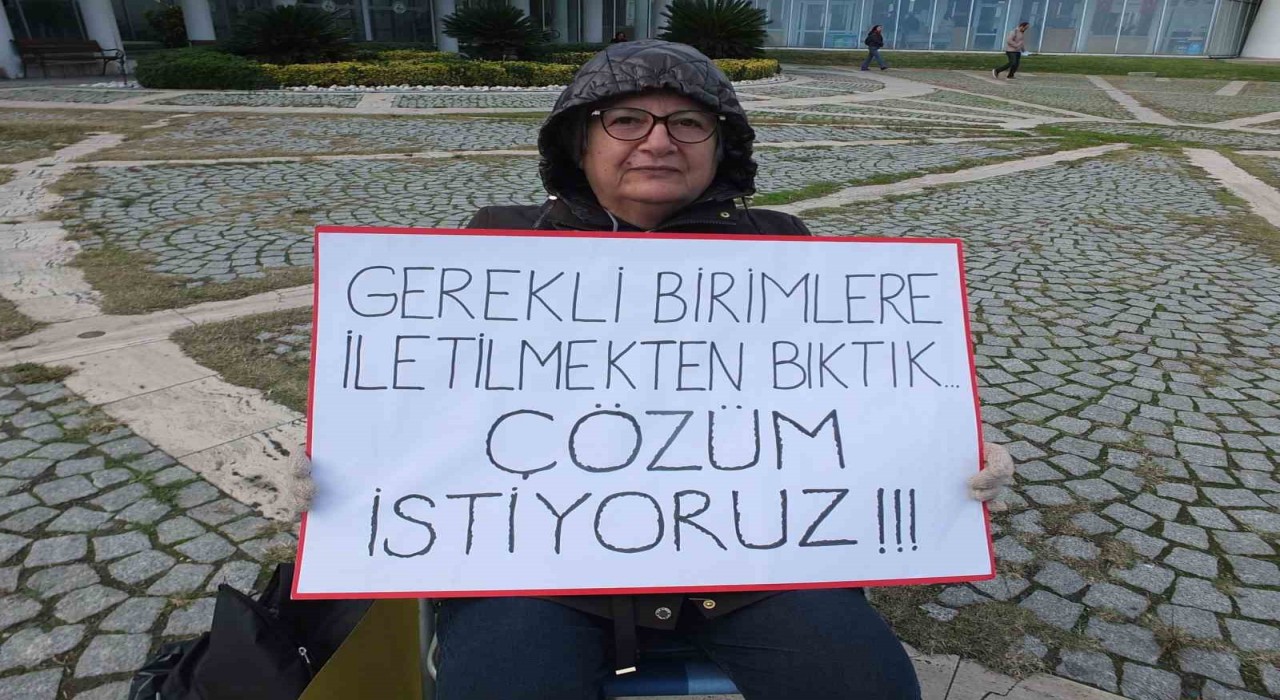 Burhaniyede Nuray öğretmenin eylemi işe yaradı