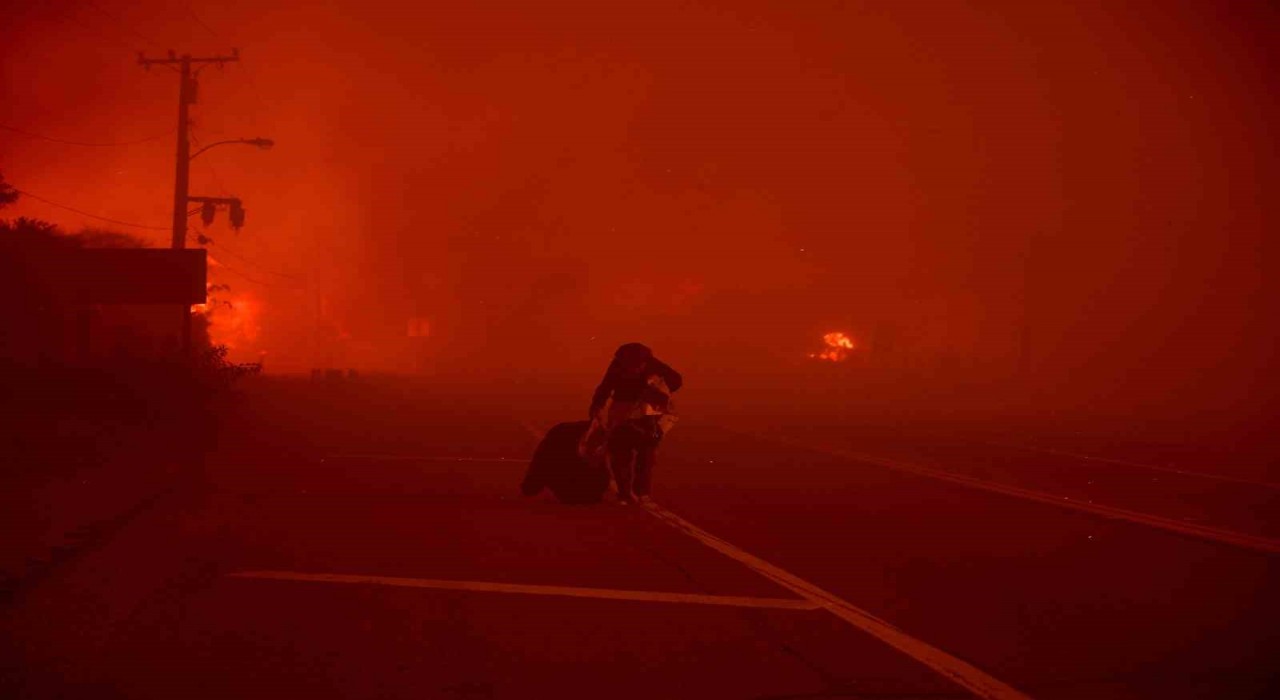 Californiada orman yangını: 3 bin 983 dönüm arazi küle döndü