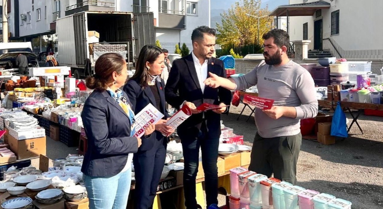 CHP Osmaniye İl Başkanı Yavuzer'den Pazar Çıkarması
