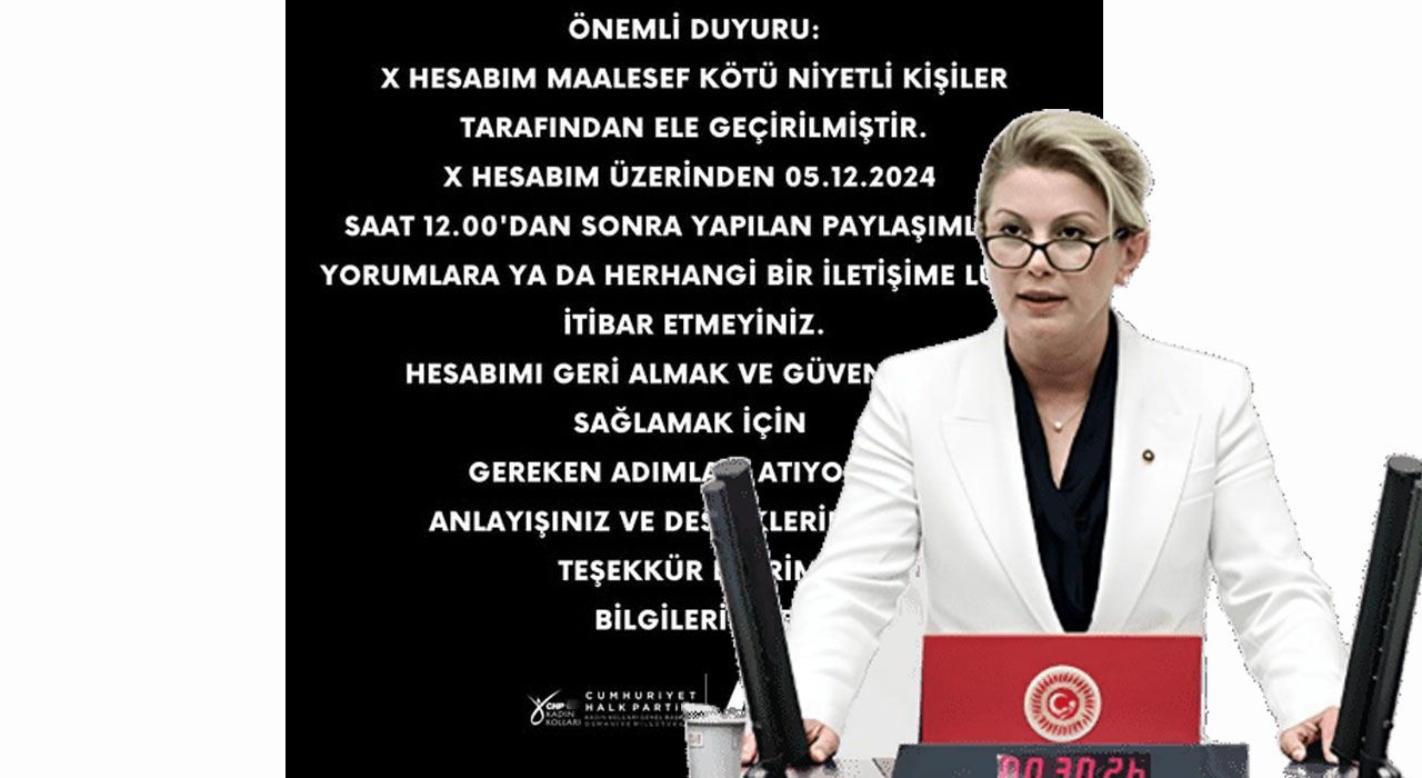 CHP’li Kaya’nın X Hesabı Hacklendi