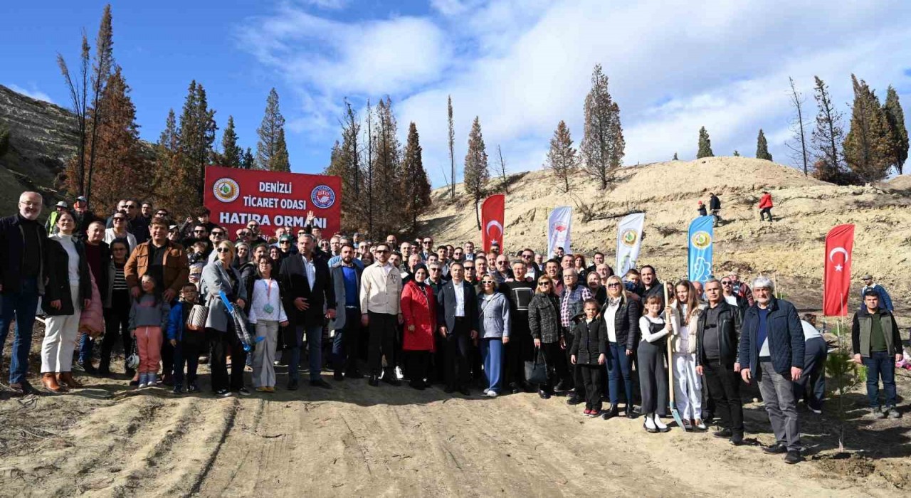 DTO 15 bin fidanla hatıra ormanı oluşturdu