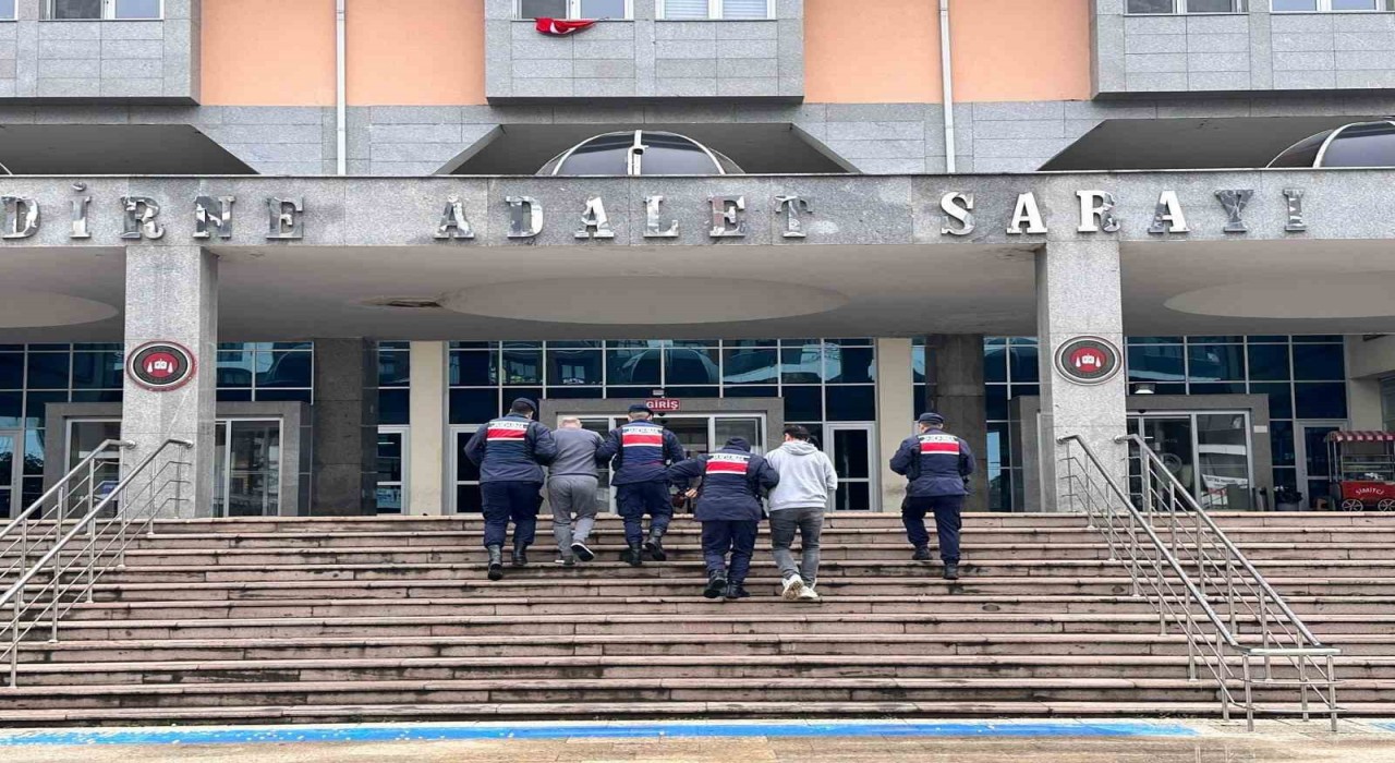 Edirnede uyuşturucu suçundan aranan 2 kişi tutuklandı