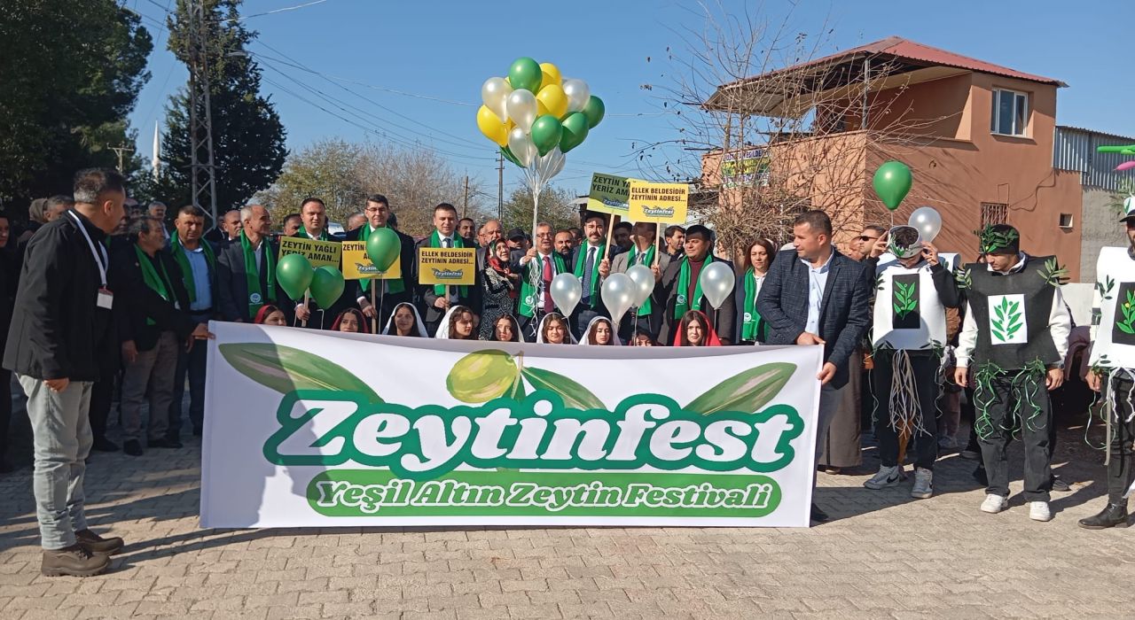 Ellek’te İlk Zeytin Festivali Coşkuyla Gerçekleştirildi