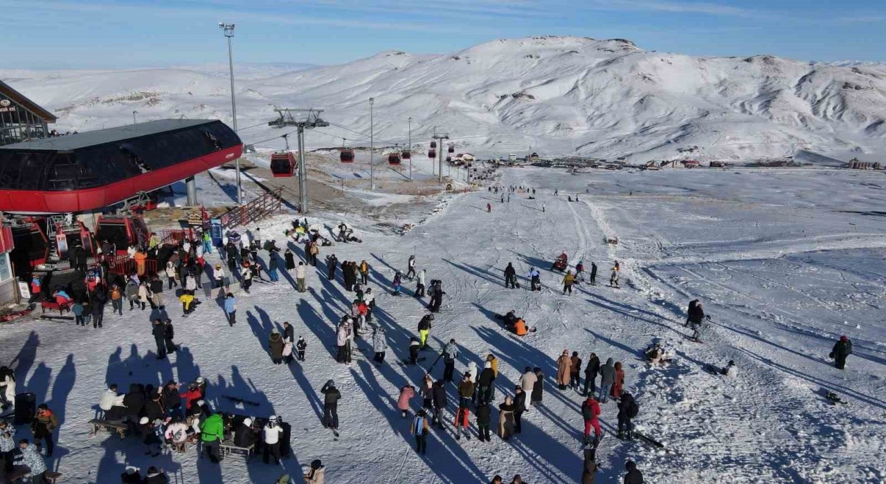 Erciyes hafta sonu 30 bini aşkın misafir ağırladı