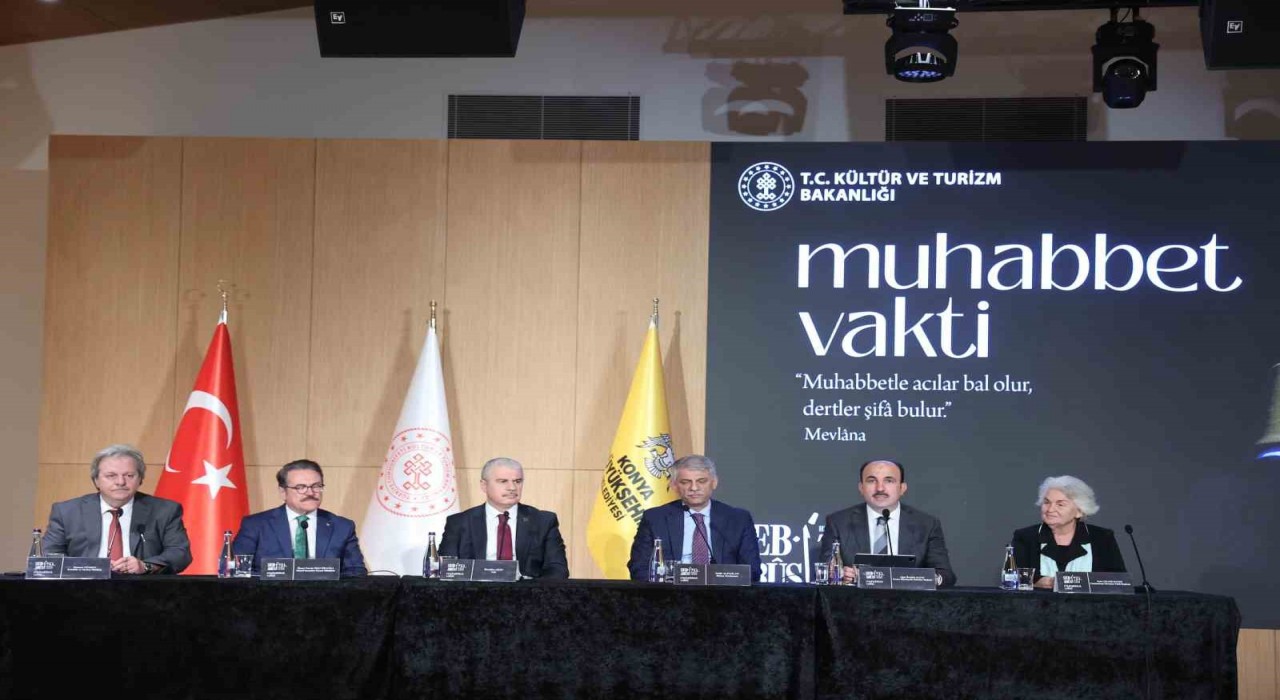 Hazreti Mevlananın 751. Vuslat Yıl Dönümü Uluslararası Anma Törenlerinin tanıtım toplantısı yapıldı