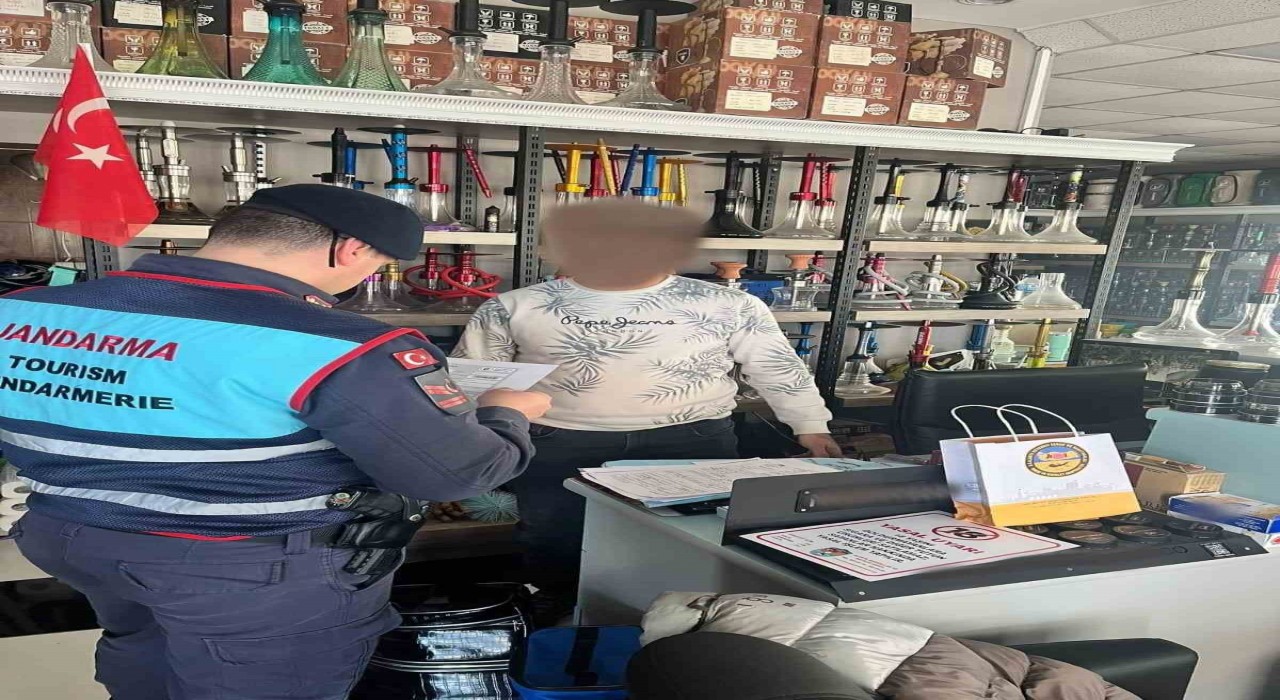 Jandarmadan nargilelik tütün mamulü sunum uygunluk belgesi denetimi