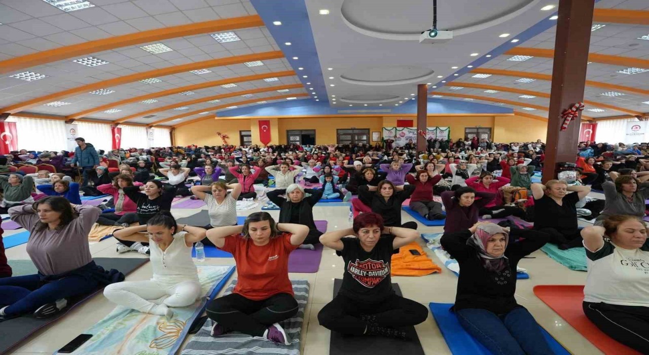 Kadınlar yeni yıla sporla ‘Merhaba dedi