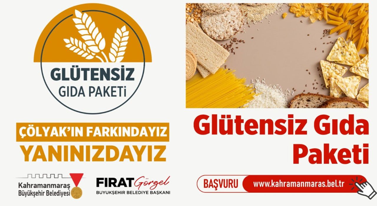 Kahramanmaraş Büyükşehir Belediyesi’nden Çölyak Hastalarına Glütensiz Gıda Desteği