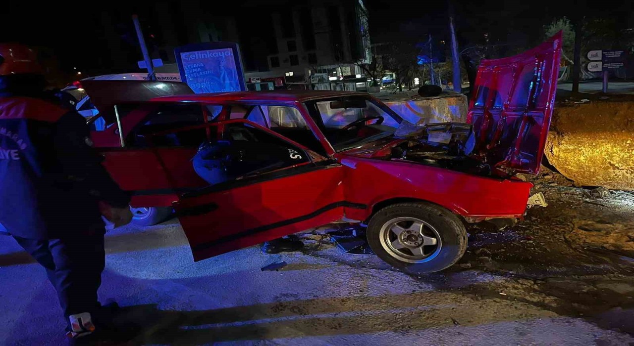 Kahramanmaraşta trafik kazası: 2 yaralı