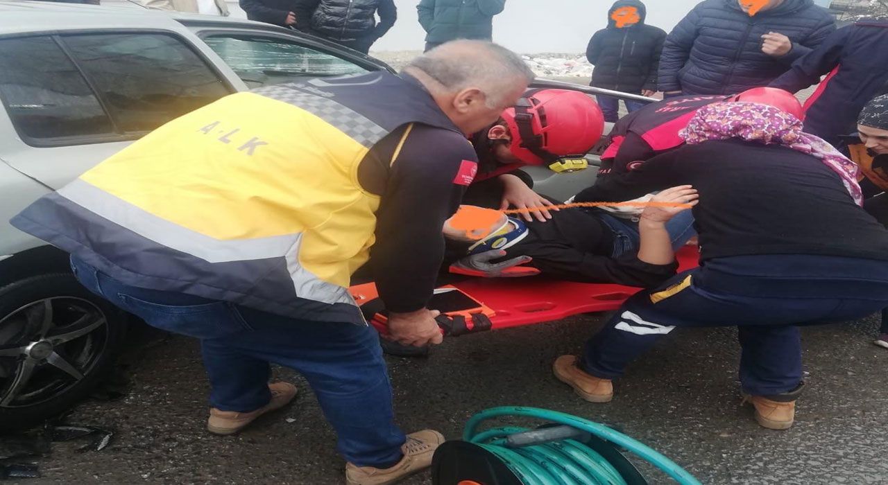 Kahramanmaraş’ta Trafik Kazası: 2 Yaralı