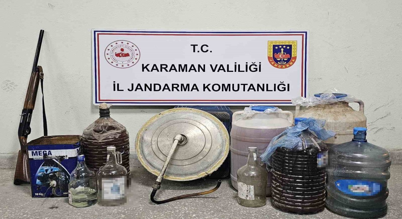 Karamanda sahte içki operasyonu
