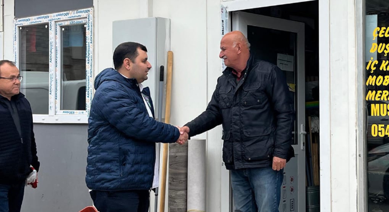 Kaymakam Aziz Kayabaşı Depremzede Esnafları Ziyaret Etti