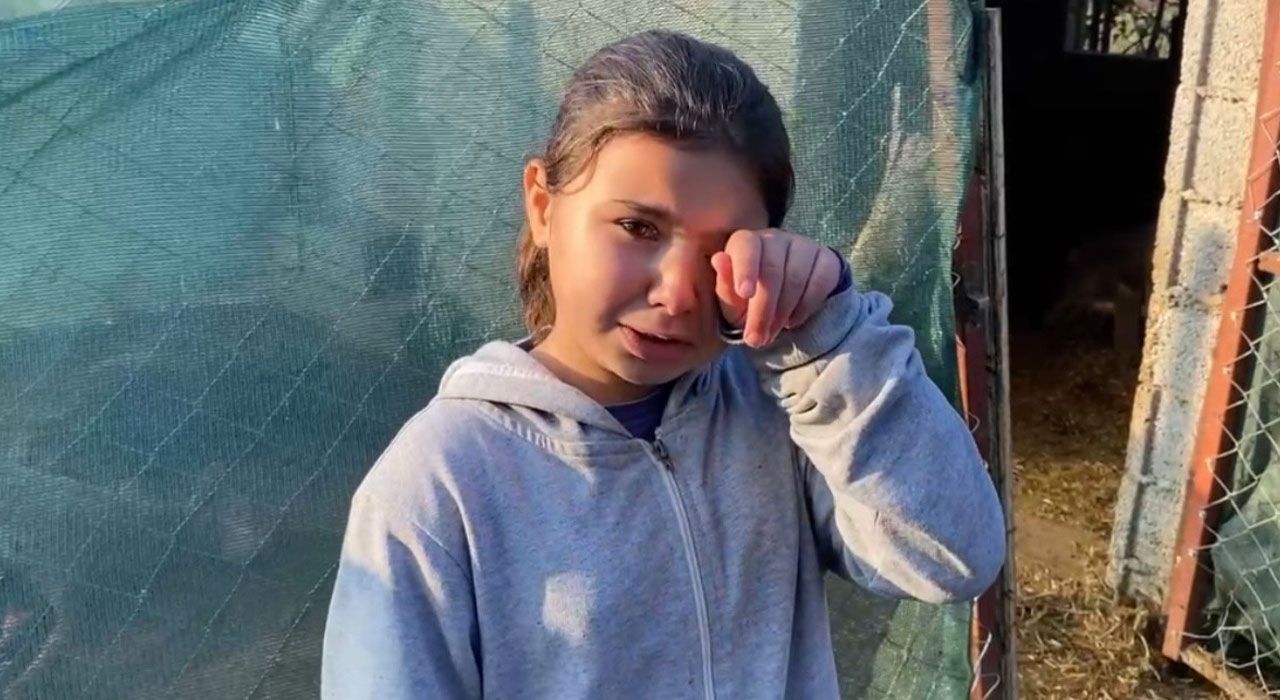 Küçükbaş Hayvanlar Telef Oldu, 12 Yaşındaki Kız Gözyaşlarına Boğuldu