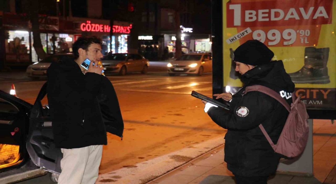 Malatyada polis ekipleri yılbaşı denetiminde