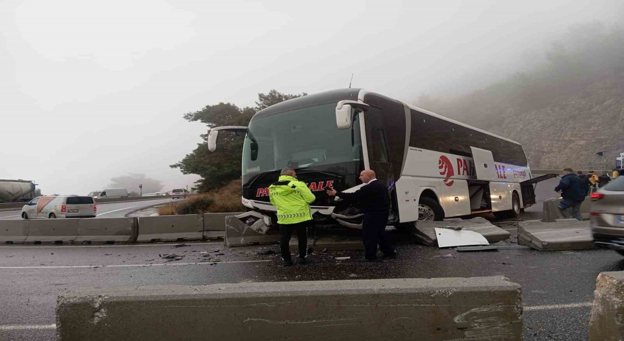 Muğlada otobüs kazası: 5 yaralı