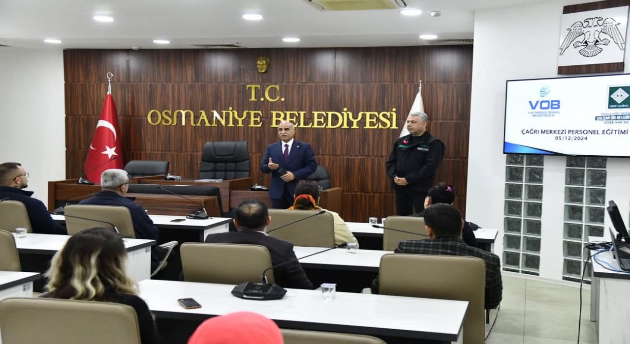 Osmaniye Belediyesi'nden Hizmet Kalitesini Artırmaya Yönelik Eğitim