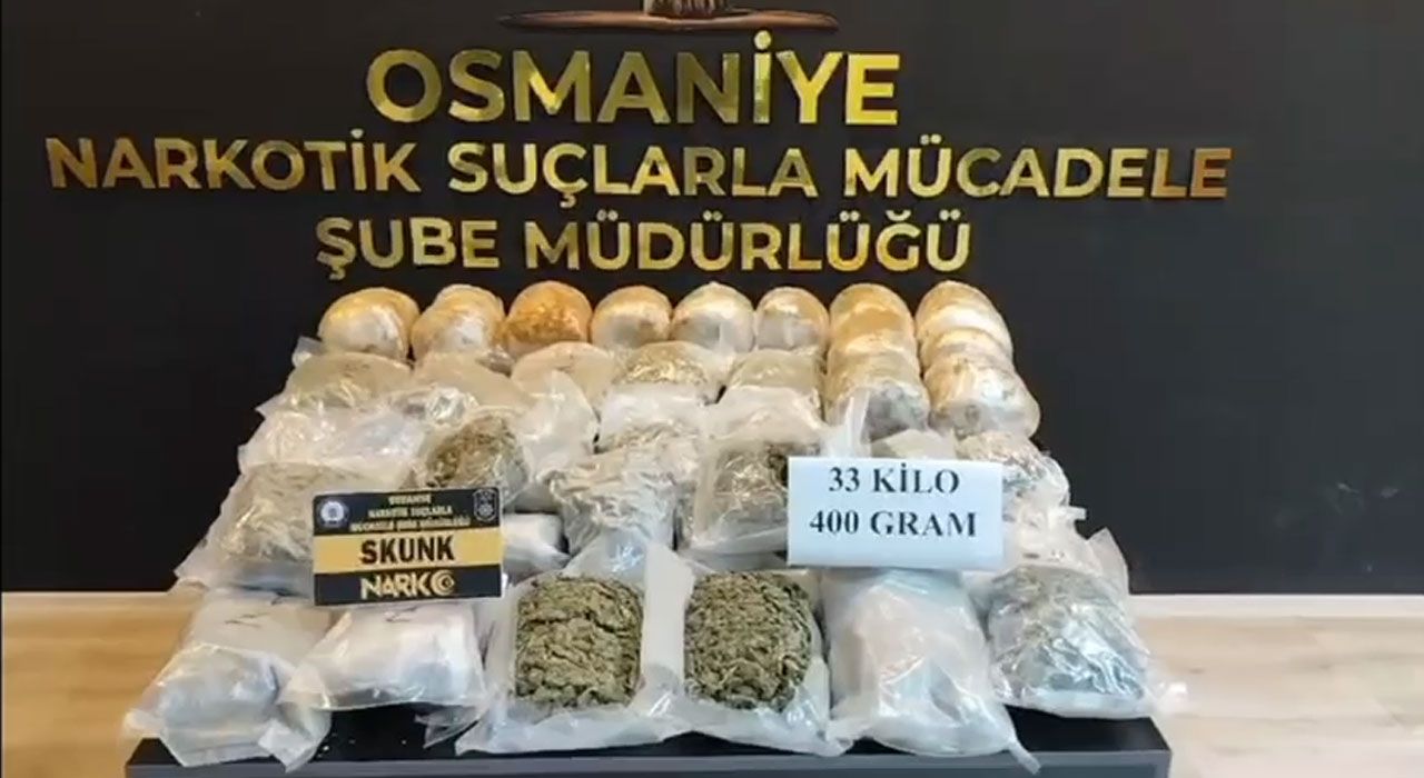 Osmaniye Emniyetinden Uyuşturucu ve Kaçakçılığa Darbe