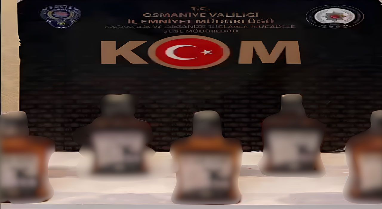 Osmaniye’de Kaçak ve Sahte Alkol Operasyonu