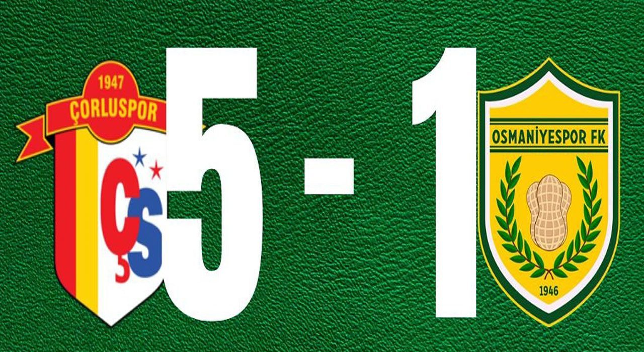Osmaniyespor FK, Deplasmanda Mağlup: 5-1
