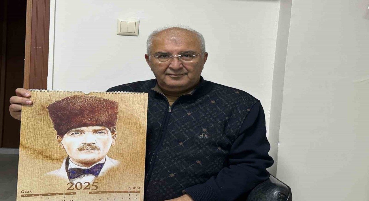 Prof. Dr. Kadıoğlundan özel Atatürk takvim çalışması