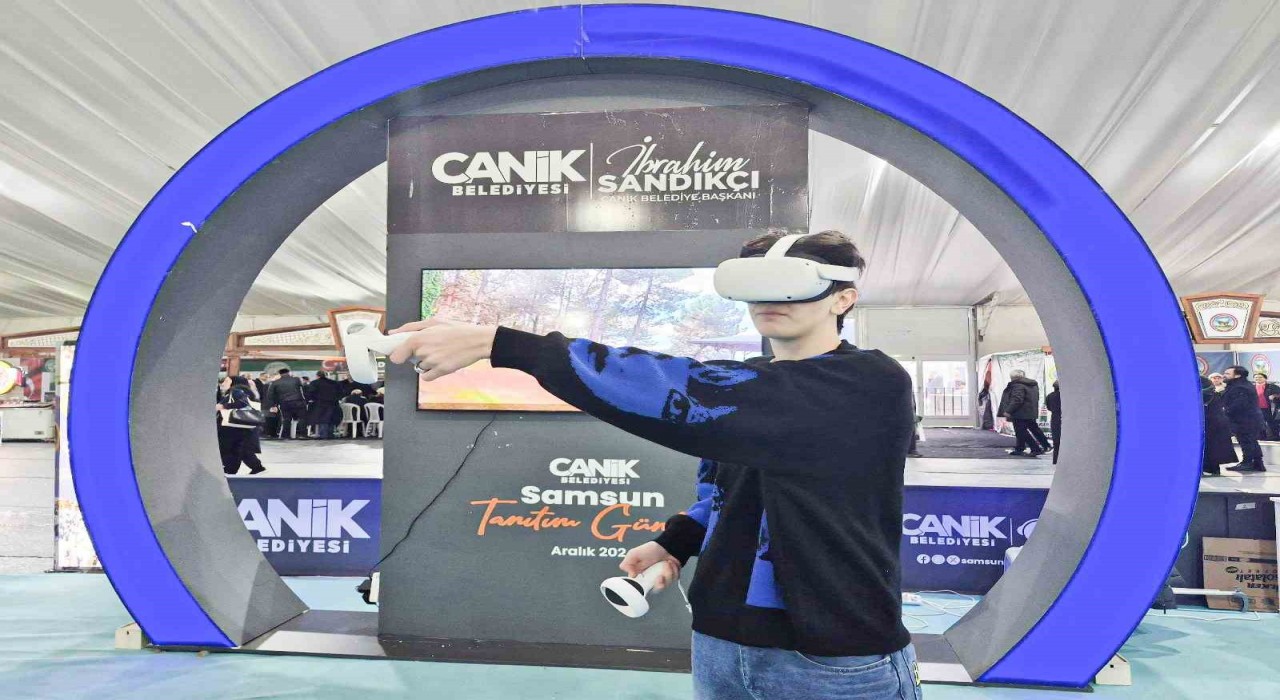 Samsun Günlerinde ziyaretçiler, Canik projelerini sanal tur ile izledi